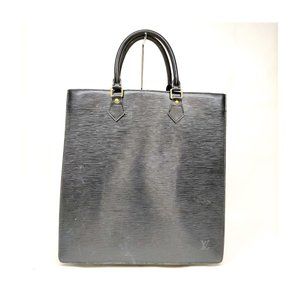 Louis Vuitton Sac Plat M59082 Black Epi Leather Tote Bag 11592